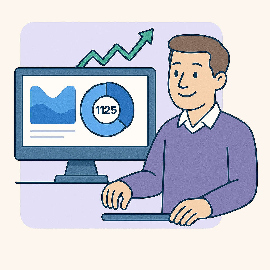 Analytics dashboard showing conversion improvements